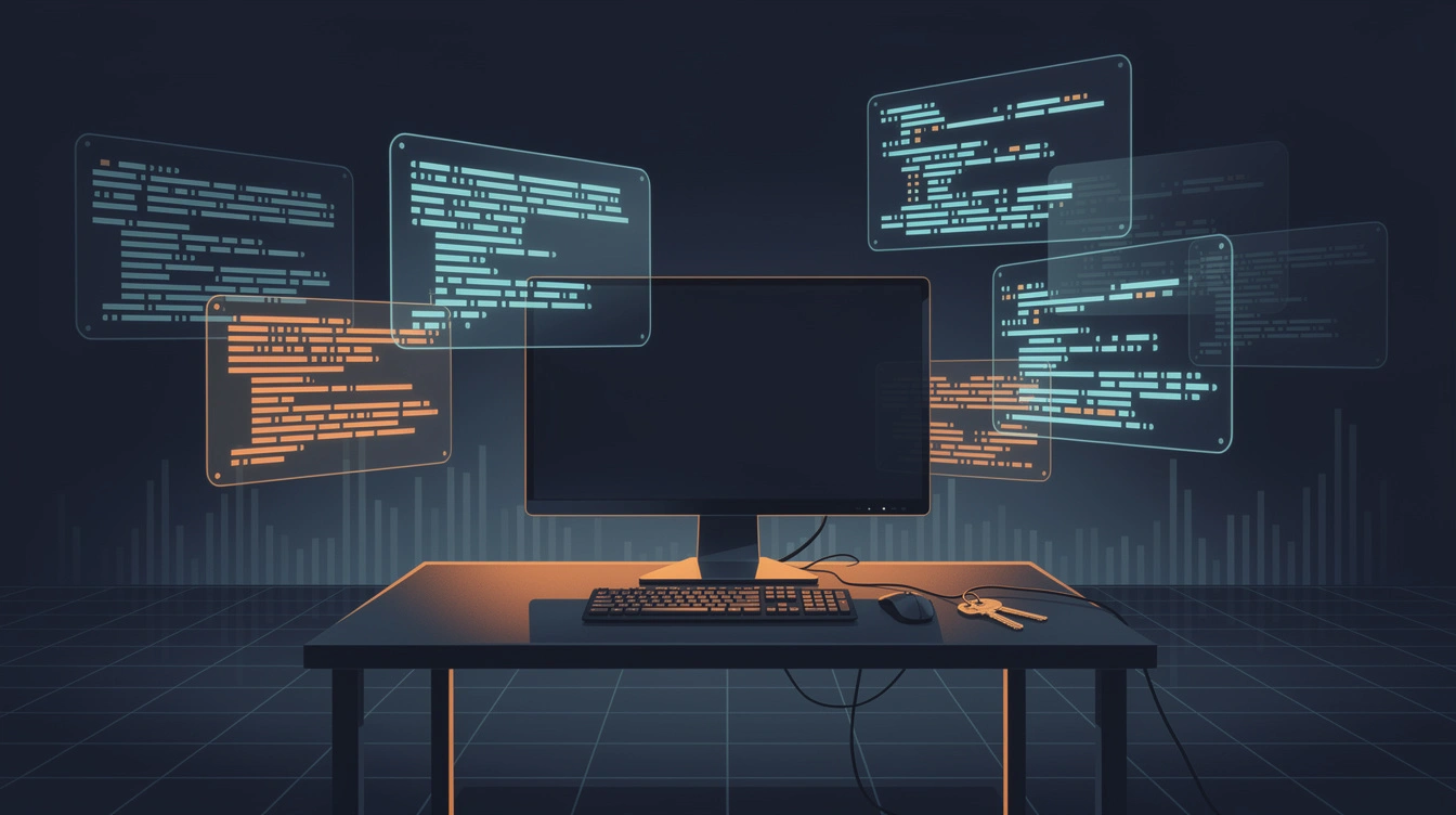 Editorial illustration for the Freqtrade meta-review