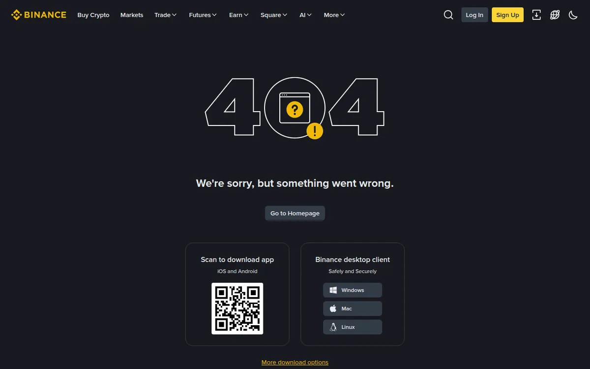 Screenshot: Binance Trading Bots pricing page